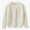 Cardigan Torsades Et Pointelle Fille CYRILLUS écru - Cyrillus