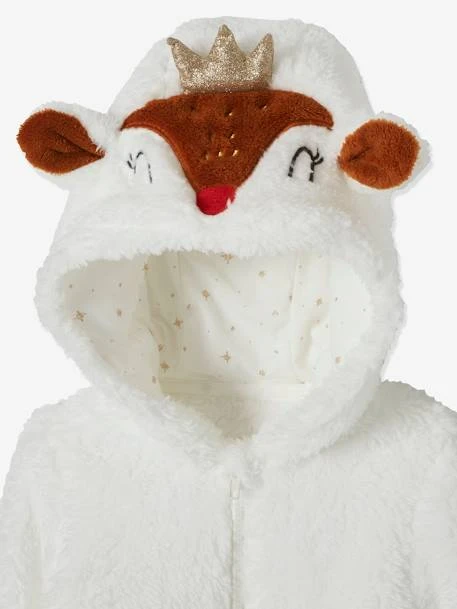 Coffret De Noël Fille Sweat à Capuche Biche Et Serre-tête Pailleté Ivoire - Vertbaudet 5 Coffret De Noël Fille Sweat à Capuche Biche Et Serre-tête Pailleté Ivoire - Vertbaudet – Image 5
