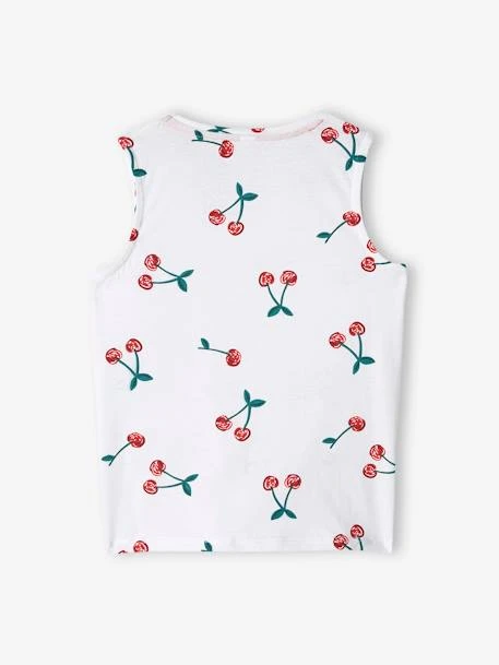 Débardeur Imprimé à Nouette Fille Bleu Grisé - Vertbaudet 2 Débardeur Imprimé à Nouette Fille Bleu Grisé - Vertbaudet – Image 2