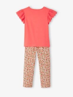 Ensemble T-shirt Noué Et Pantalon Fluide Imprimé Fille Vert émeraude - Vertbaudet 9 Ensemble T-shirt Noué Et Pantalon Fluide Imprimé Fille Vert émeraude - Vertbaudet -Petite Modeuse ensemble t shirt noue et pantalon fluide imprime fille 3