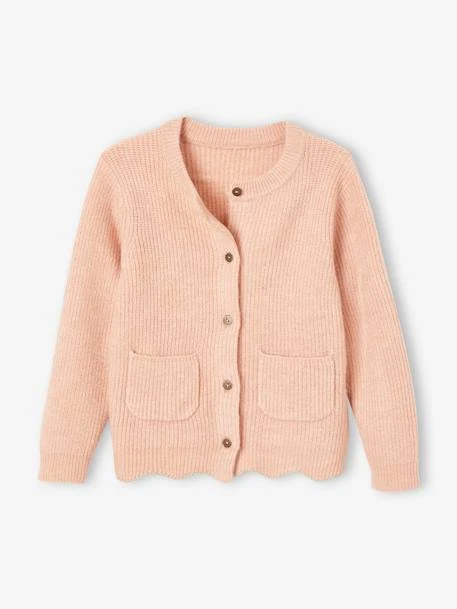 Gilet Fantaisie Détails En Fil Brillant Fille Beige Gold - Vertbaudet 5 Gilet Fantaisie Détails En Fil Brillant Fille Beige Gold - Vertbaudet – Image 5