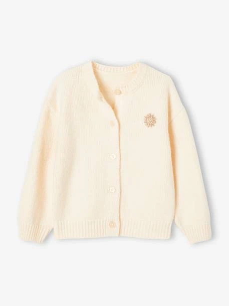 Gilet Forme Loose Patch Fleur Irisé Fille Parme - Vertbaudet 2 Gilet Forme Loose Patch Fleur Irisé Fille Parme - Vertbaudet – Image 2