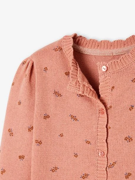 Gilet Imprimé Fille Finition Festonnée Blanc Imprimé - Vertbaudet 3 Gilet Imprimé Fille Finition Festonnée Blanc Imprimé - Vertbaudet – Image 3