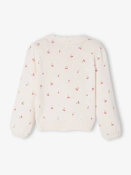 Gilet Imprimé Fille Finition Festonnée Blanc Imprimé - Vertbaudet 6 Gilet Imprimé Fille Finition Festonnée Blanc Imprimé - Vertbaudet – Image 6