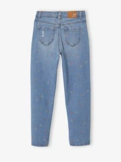 Jean Droit Détails Usés Fille Double Stone - Vertbaudet 9 Jean Droit Détails Usés Fille Double Stone - Vertbaudet -Petite Modeuse jean droit details uses fille 3