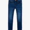Jean Skinny Basics Fille Double Stone - Vertbaudet