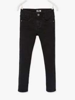 Jean Slim MorphologiK "waterless" Fille Tour De Hanches MEDIUM Denim Black - Vertbaudet -Petite Modeuse jean slim morphologik waterless fille tour de hanches medium 2