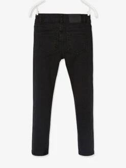 Jean Slim MorphologiK "waterless" Fille Tour De Hanches MEDIUM Denim Black - Vertbaudet -Petite Modeuse jean slim morphologik waterless fille tour de hanches medium 3