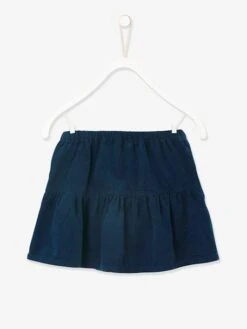 Petite Modeuse -Petite Modeuse jupe a volants en velours fille 1