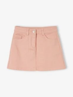 Jupe Basics Fille Rose Poudré - Vertbaudet