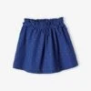 Jupe De Cérémonie à Pois Fille Bleu Royal Imprimé - Vertbaudet