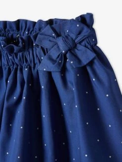 Jupe De Cérémonie à Pois Fille Bleu Royal Imprimé - Vertbaudet -Petite Modeuse jupe de ceremonie a pois fille 2