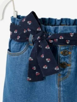 Jupe En Jean Taille "paperbag" Fille Stone - Vertbaudet 7 Jupe En Jean Taille "paperbag" Fille Stone - Vertbaudet -Petite Modeuse jupe en jean taille paperbag fille 2
