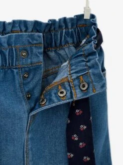 Jupe En Jean Taille "paperbag" Fille Stone - Vertbaudet 8 Jupe En Jean Taille "paperbag" Fille Stone - Vertbaudet -Petite Modeuse jupe en jean taille paperbag fille 3