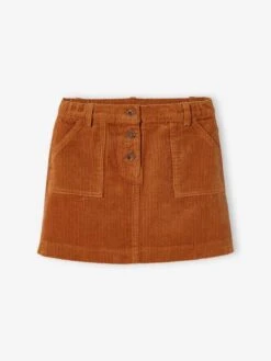 Jupe En Velours Côtelé Fille Camel - Vertbaudet 8 Jupe En Velours Côtelé Fille Camel - Vertbaudet -Petite Modeuse jupe en velours cotele fille 2
