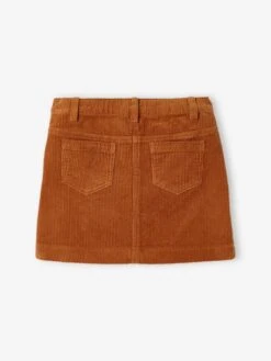 Jupe En Velours Côtelé Fille Camel - Vertbaudet 9 Jupe En Velours Côtelé Fille Camel - Vertbaudet -Petite Modeuse jupe en velours cotele fille 3