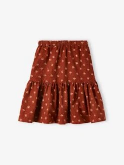 Jupe En Velours Fille Motifs Fleurs Détails Irisés Marron Imprimé - Vertbaudet 9 Jupe En Velours Fille Motifs Fleurs Détails Irisés Marron Imprimé - Vertbaudet -Petite Modeuse jupe en velours fille motifs fleurs details irises 3