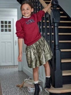 Jupe Lamée Fille Or - Vertbaudet 9 Jupe Lamée Fille Or - Vertbaudet -Petite Modeuse jupe lamee fille 3