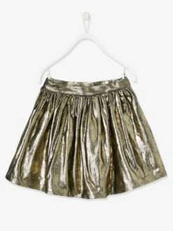 Jupe Lamée Fille Or - Vertbaudet 11 Jupe Lamée Fille Or - Vertbaudet -Petite Modeuse jupe lamee fille 5