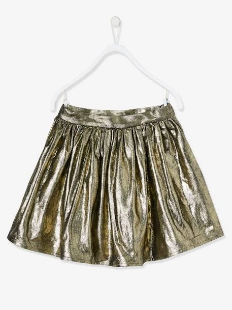 Jupe Lamée Fille Or - Vertbaudet 6 Jupe Lamée Fille Or - Vertbaudet – Image 6
