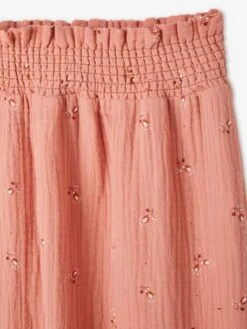 Jupe Longue En Gaze De Coton Imprimé Fleurs Fille Blush Foncé Imprimé - Vertbaudet 5 Jupe Longue En Gaze De Coton Imprimé Fleurs Fille Blush Foncé Imprimé - Vertbaudet -Petite Modeuse jupe longue en gaze de coton imprime fleurs fille 2