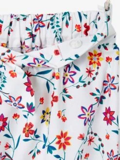 Jupe Longue Fille Blanc Chiné - Vertbaudet -Petite Modeuse jupe longue fille 2