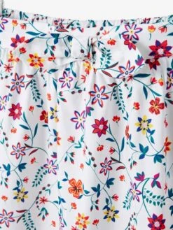 Jupe Longue Fille Blanc Chiné - Vertbaudet -Petite Modeuse jupe longue fille 3