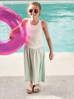 Jupe Longue Fille Vert D'eau - Vertbaudet