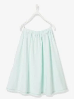 Jupe Longue Fille Vert D'eau - Vertbaudet -Petite Modeuse jupe longue fille 8