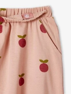 Jupe Mi-longue Imprimée Fille Rose Poudré - Vertbaudet -Petite Modeuse jupe mi longue imprimee fille 5