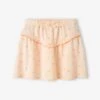 Jupe Motifs Coquillages Fille Rose Imprimé - Vertbaudet