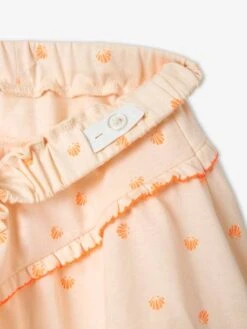 Jupe Motifs Coquillages Fille Rose Imprimé - Vertbaudet -Petite Modeuse jupe motifs coquillages fille 3