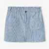 Jupe Rayée Fille Rayé Bleu - Vertbaudet