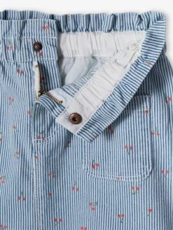 Jupe Rayée Fille Rayé Bleu - Vertbaudet -Petite Modeuse jupe rayee fille 2