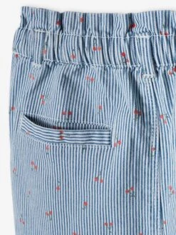 Jupe Rayée Fille Rayé Bleu - Vertbaudet -Petite Modeuse jupe rayee fille 3