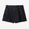 Jupe-short En Lainage Fille Marine - Cyrillus