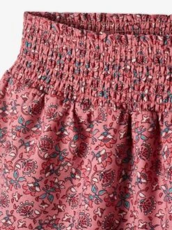 Jupe-short Volantée Fille Blanc Imprimé - Vertbaudet -Petite Modeuse jupe short volantee fille 5