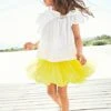 Jupon En Tulle à Sequins Jaune Clair - Vertbaudet