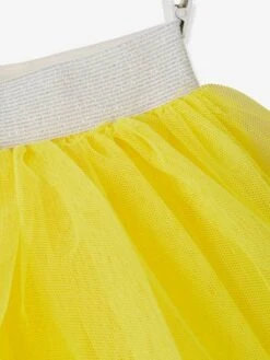 Jupon En Tulle à Sequins Jaune Clair - Vertbaudet -Petite Modeuse jupon en tulle a sequins 3