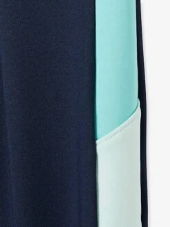 Legging Fille Bandes Color-block. Encre - Vertbaudet 5 Legging Fille Bandes Color-block. Encre - Vertbaudet -Petite Modeuse legging fille bandes color block 2