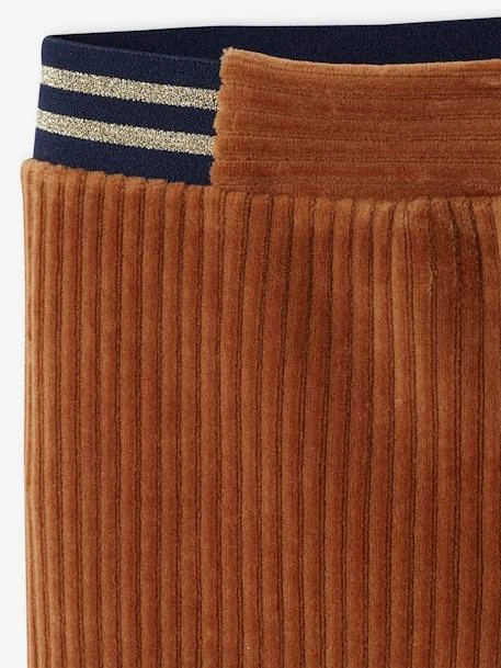 Legging Velours Fille Camel - Vertbaudet 5 Legging Velours Fille Camel - Vertbaudet – Image 5