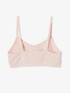 Lot De 2 Brassières Fille En Microfibre Rose Clair Uni - Vertbaudet -Petite Modeuse lot de 2 brassieres fille en microfibre 3