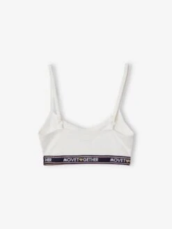 Lot De 2 Brassières Unies Fille Lot Blanc Et Bleu - Vertbaudet -Petite Modeuse lot de 2 brassieres unies fille 3