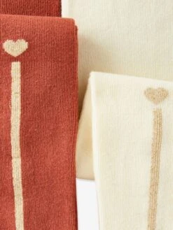 Lot De 2 Collants Bande Lurex Fille Lot Bordeaux - Vertbaudet -Petite Modeuse lot de 2 collants bande lurex fille 3