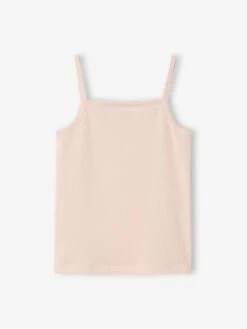 Lot De 2 Débardeurs Fille Unis Lot Camaieu Rose - Vertbaudet -Petite Modeuse lot de 2 debardeurs fille unis 3