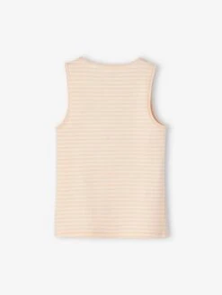 Lot De 2 Débardeurs Imprimés Fille Rose Pâle - Vertbaudet -Petite Modeuse lot de 2 debardeurs imprimes fille 3