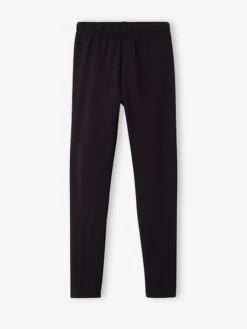 Lot De 2 Leggings Basics Unis Fille Gris Chiné+noir - Vertbaudet -Petite Modeuse lot de 2 leggings basics unis fille 5