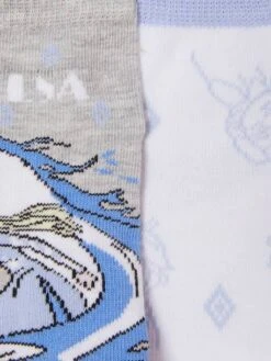 Lot De 2 Paires De Chaussettes Disney La Reine Des Neiges 2® Gris - Reine Des Neiges -Petite Modeuse lot de 2 paires de chaussettes disney la reine des neiges 2 2