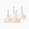 Lot De 2 Soutiens-gorge Fille écru - Vertbaudet