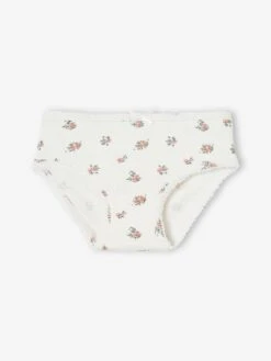 Lot De 3 Culottes Fille En Maille Côtelée écru - Vertbaudet -Petite Modeuse lot de 3 culottes fille en maille cotelee 2